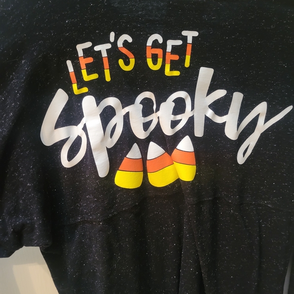 Womens Medium Disney Halloween Sparkly Back Long Sleeve Shirt - Picture 4 of 6